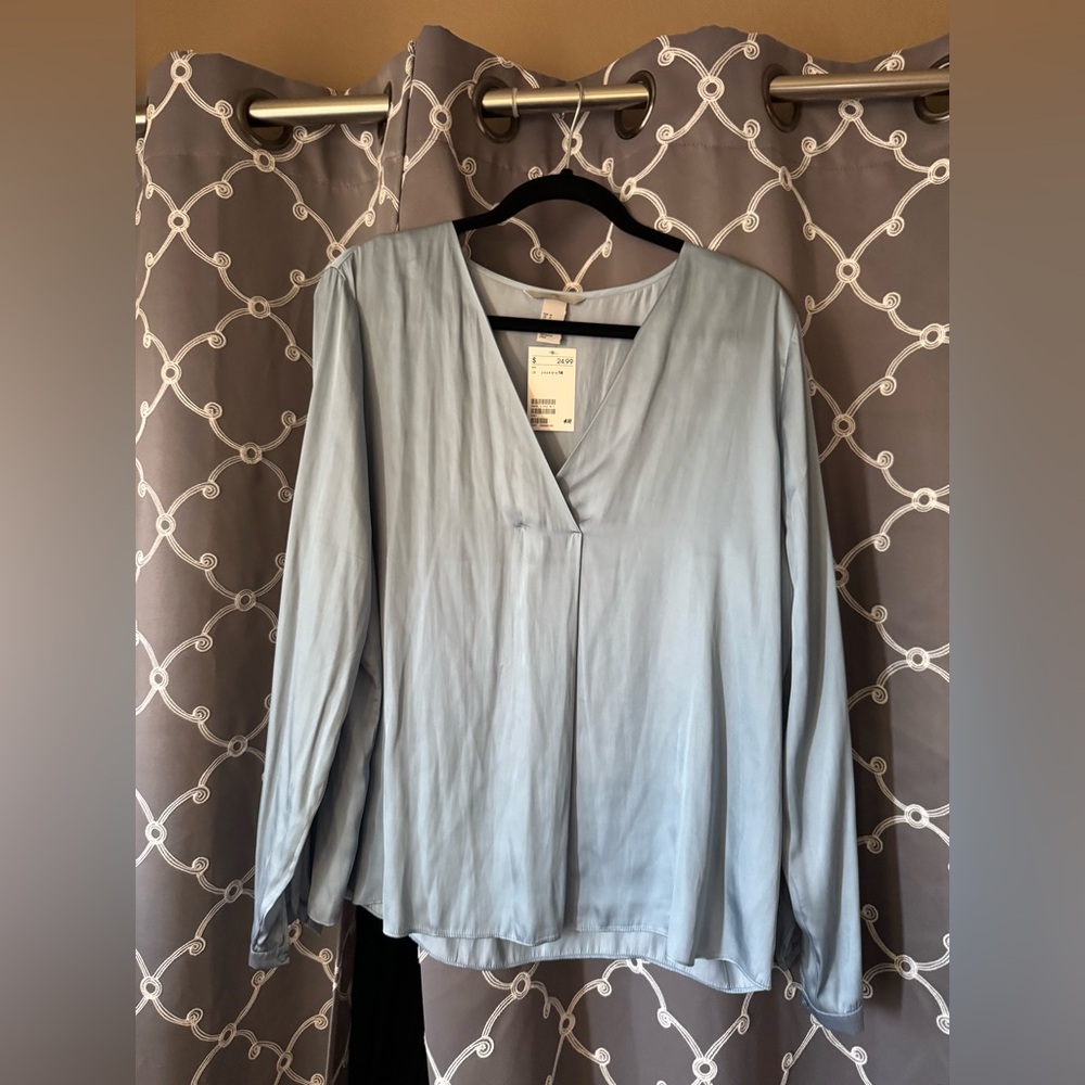 H&M Soft Blue Women's Blouse